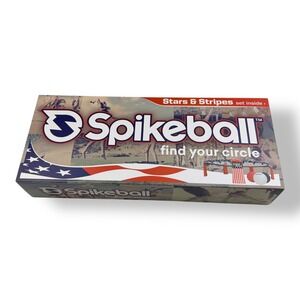 Spikeball Stars & Stripes Edition Roundnet Set New American Flag S-CM-002-FLAG